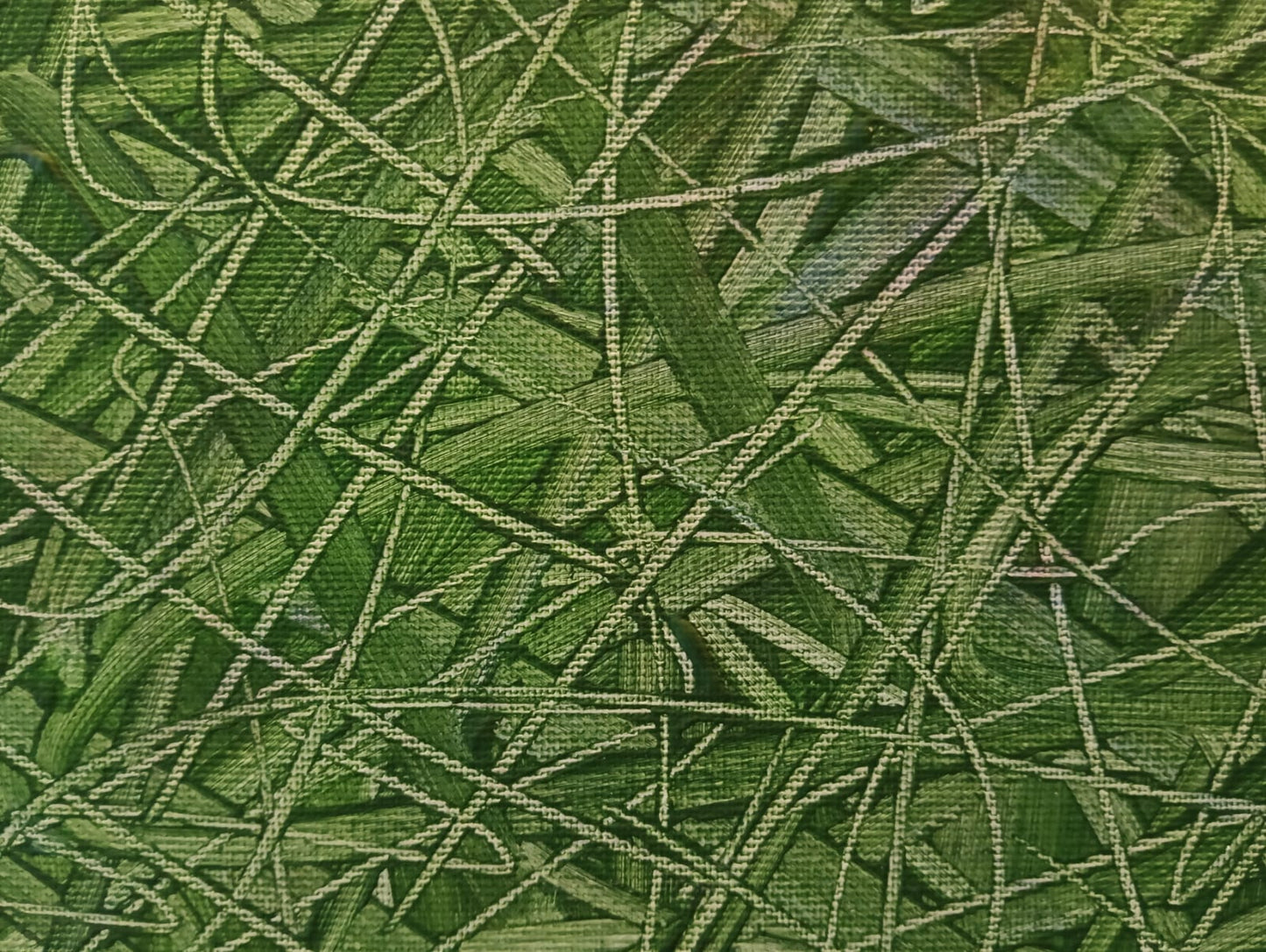 Foresta Interiore — visione d'insieme, acrilico su tela 50x40 cm