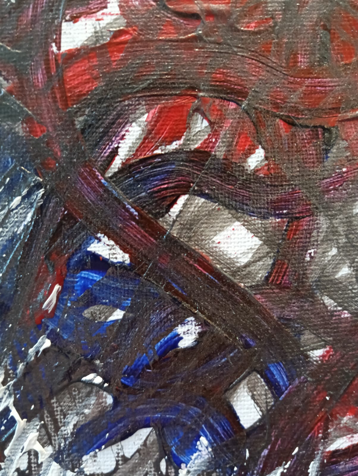 Cuore Selvaggio — dettaglio cuore rosso vorticoso